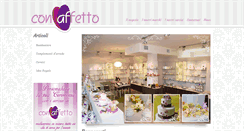Desktop Screenshot of conaffettostore.com